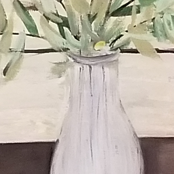 Original 12"x16" Acrylic Painting Olive Branches - Picture 3 of 5